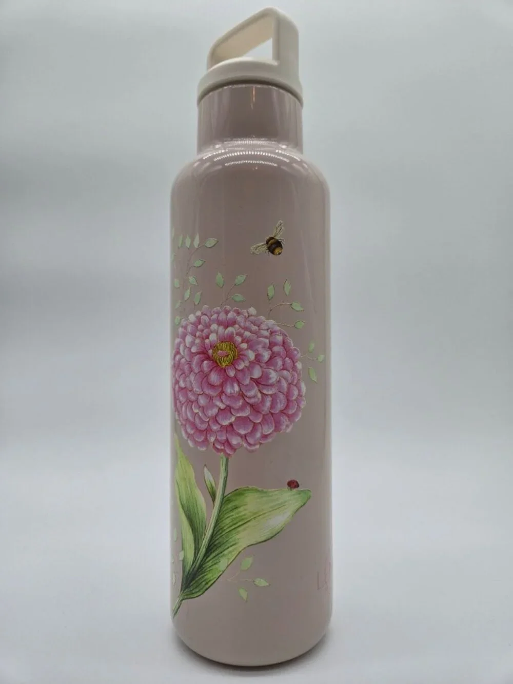 Lenox Butterfly Meadow Pink 18 oz Insulated Water Bottle Leak Proof NWT - Picture 1 of 5